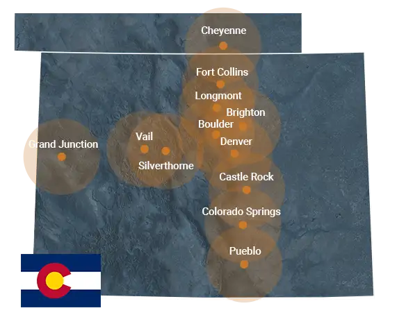 R3NG service area map — Colorado Front Range